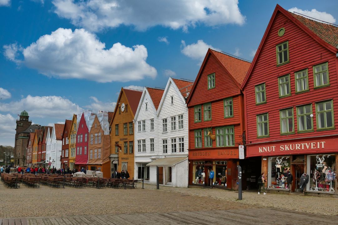 Street in Bergen, Norway