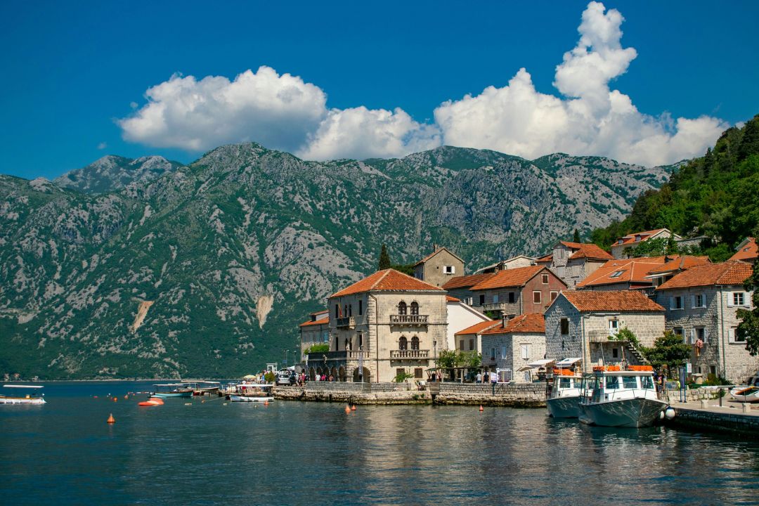 montenegro with mountain view