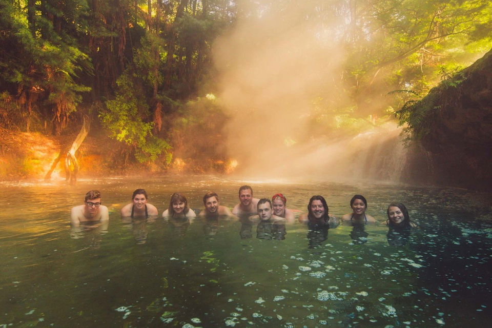 Relax in New Zealand's hot springs!