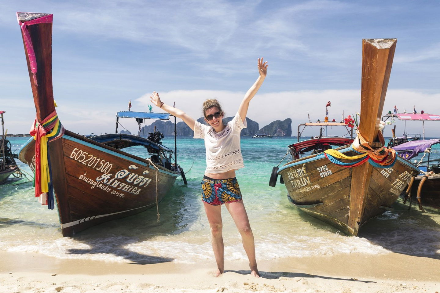 Jump on a boat and cruise around Phi Phi!
