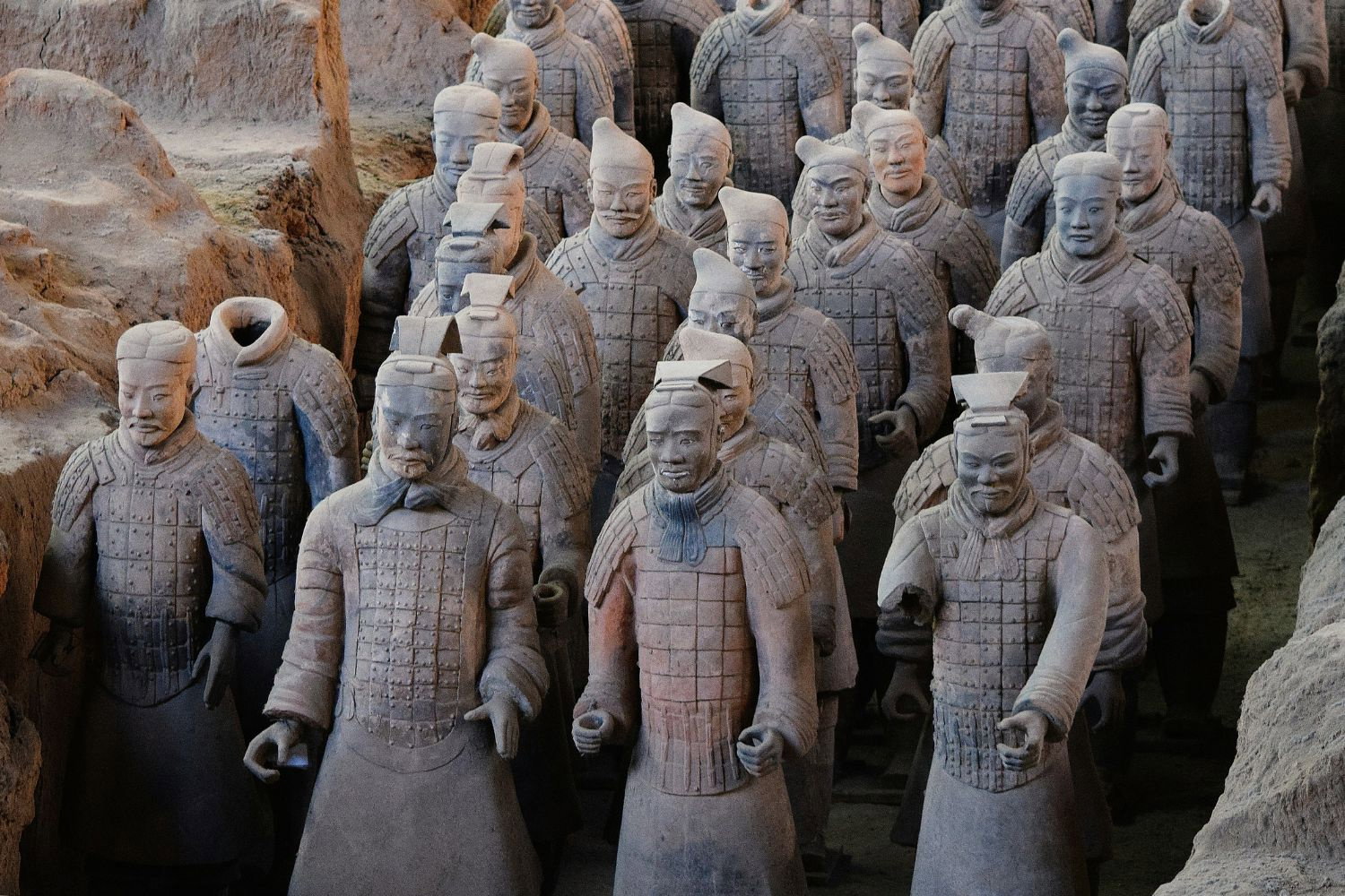 Terracotta sculptures of China's army