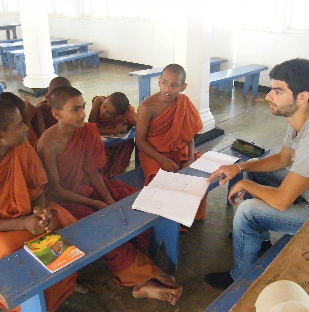 Teach Buddhist Monks in Sri Lanka