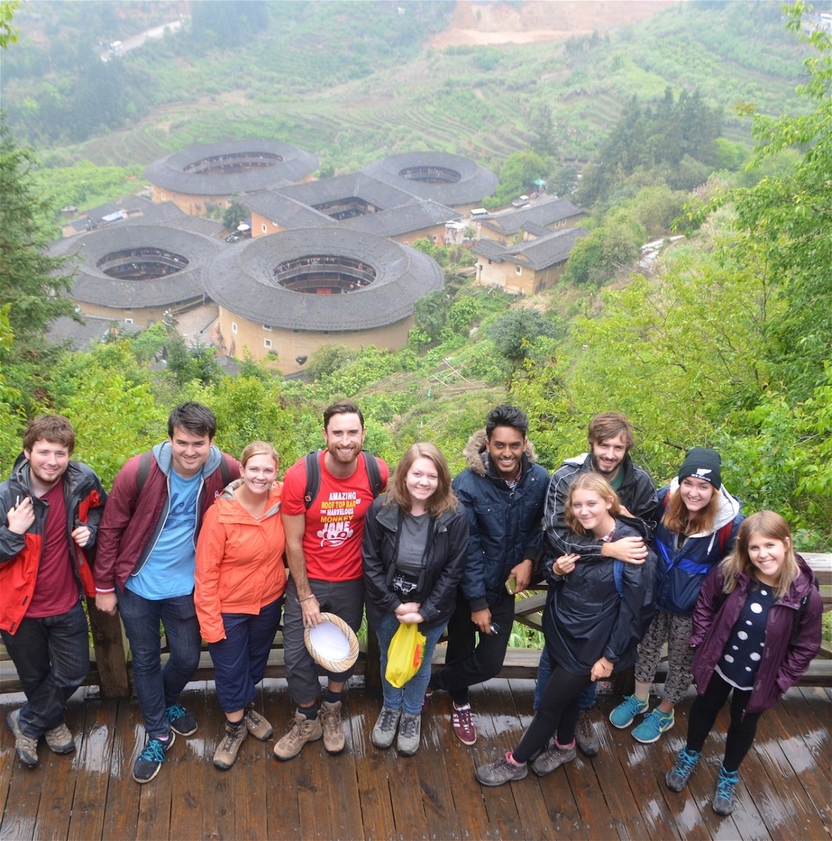 Beijing to Shanghai - group by traditional roundhouses