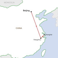Beijing to Shanghai Map