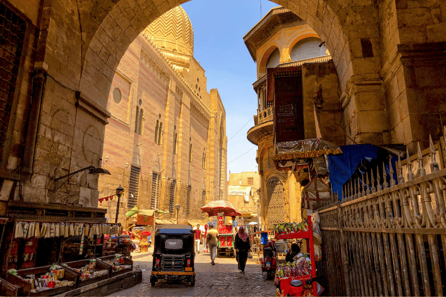 Al-Mu'izz Street in Cairo Egypt