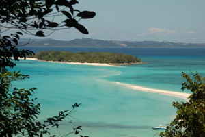 Landscape of Nosy Iranja, Madagascar