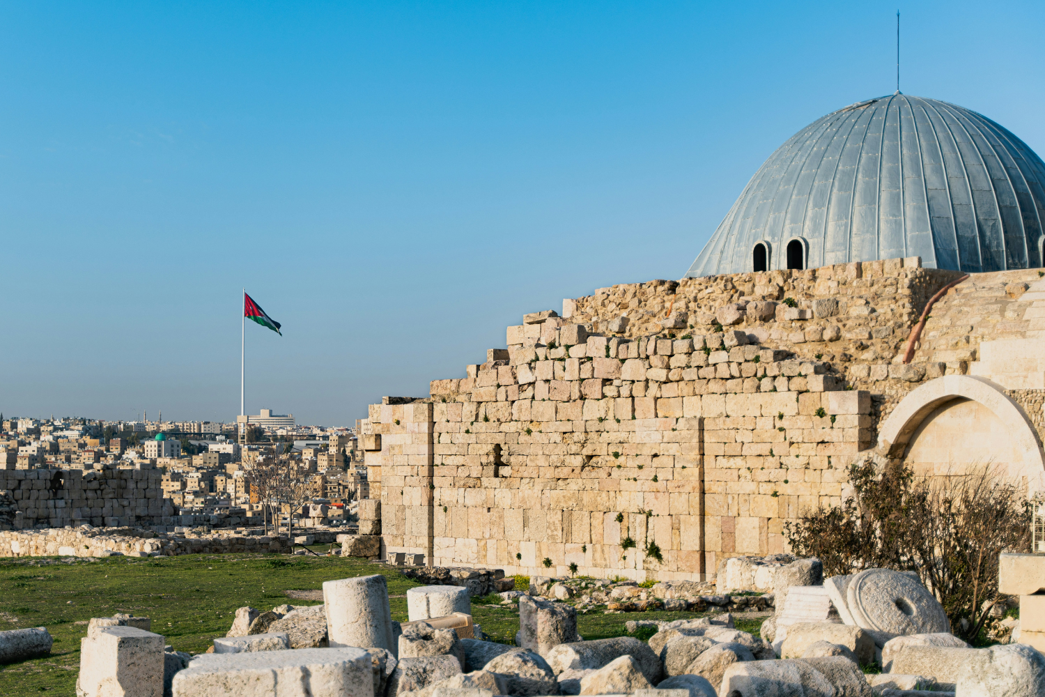 The Citadel in Jordan's capital city, Amman