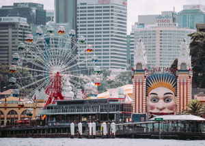 Fairground Luna Park Sydney, Milsons Point, Australia 