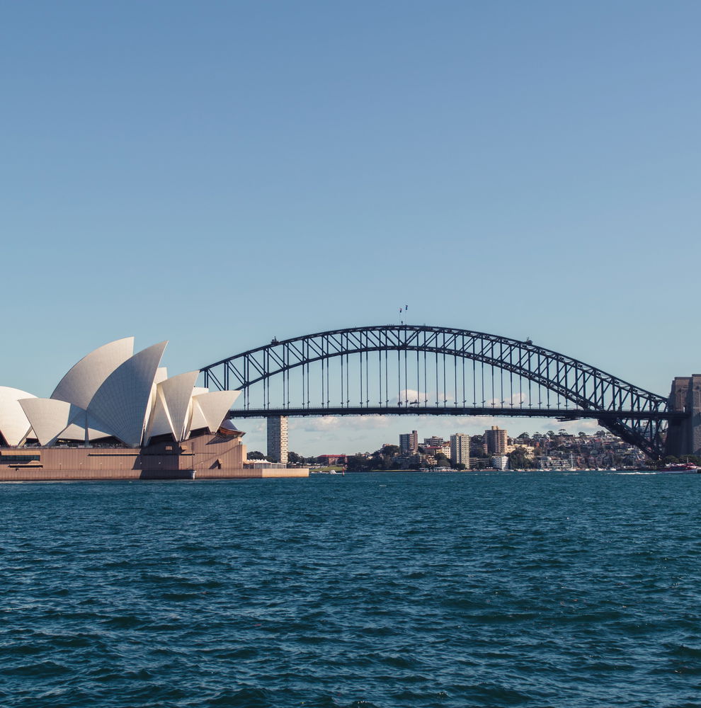 Sydney Opera House and Harbour Bridge in Australia