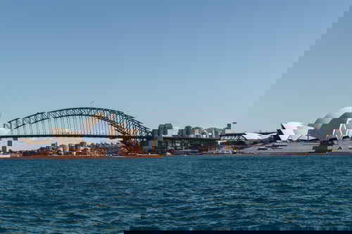 Sydney Opera House and Harbour Bridge in Australia 