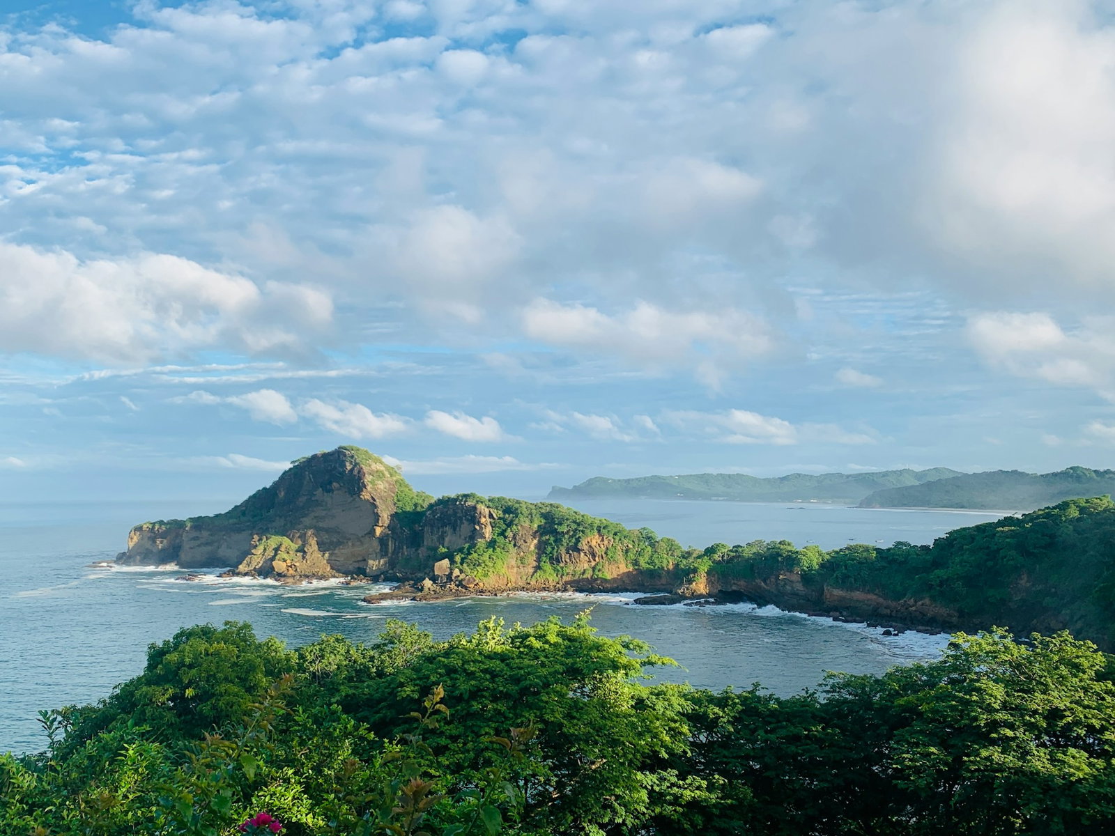 Aqua Nicaragua, Tola, Nicaragua. View of beach and ocean