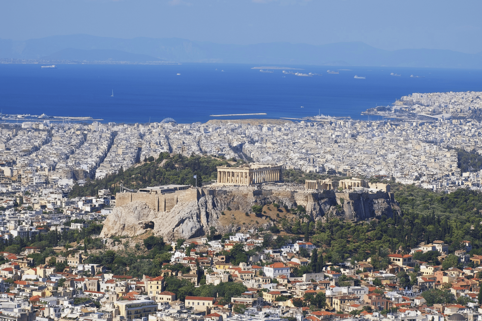 View of Athens Greece 