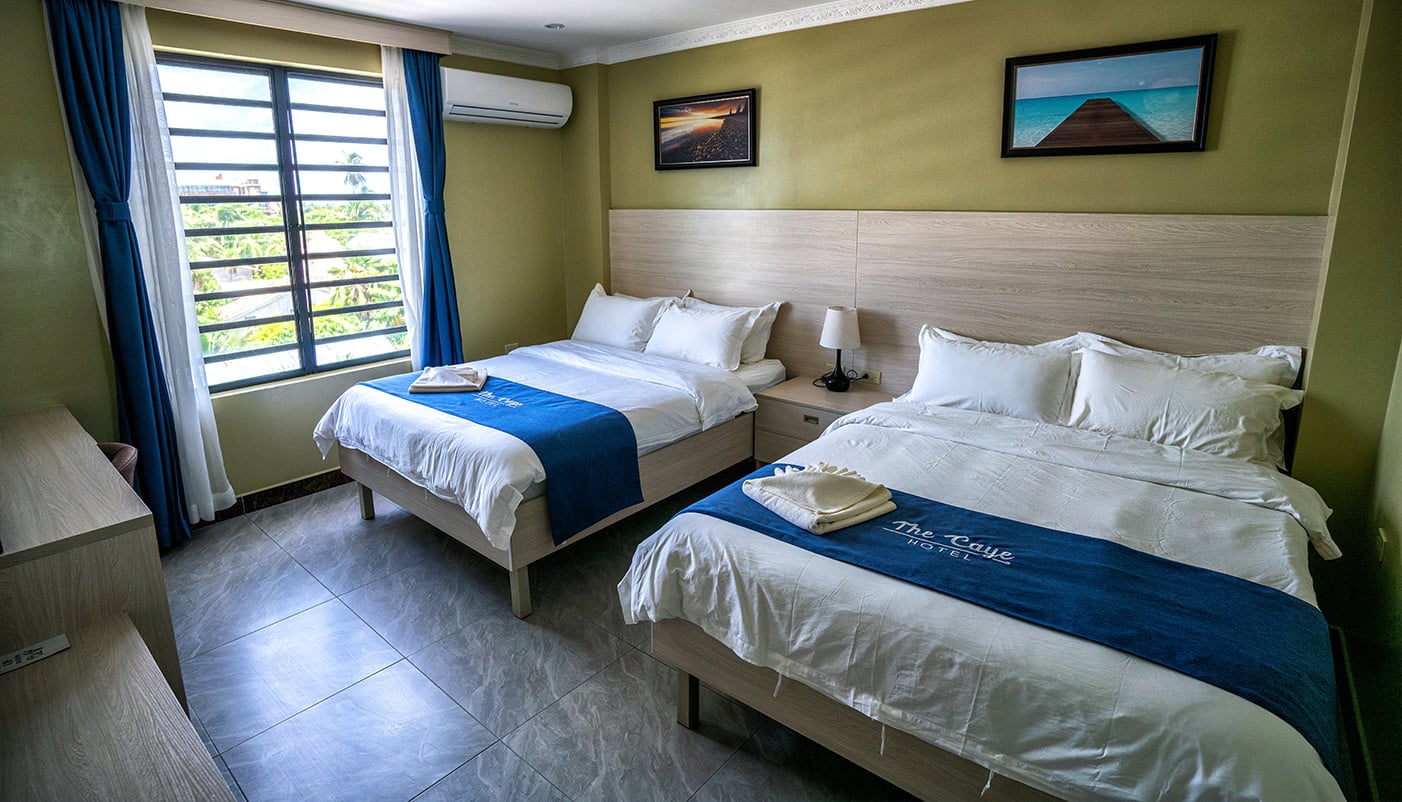 belize twin share accommodation