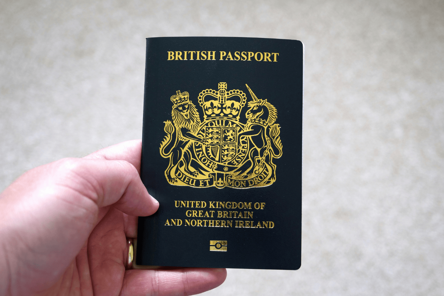 Blue British Passport