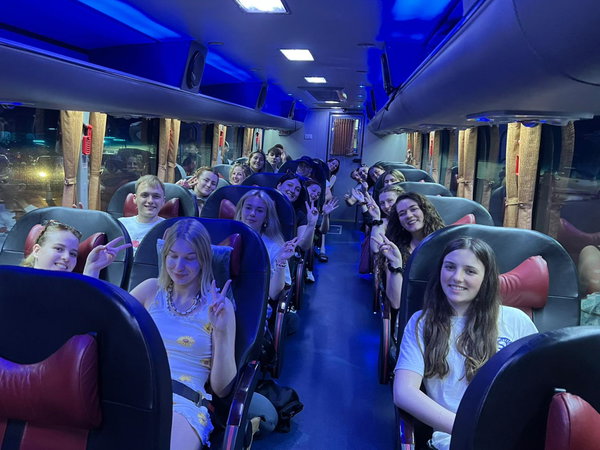 Group tour on coach on Thai Adventure trip