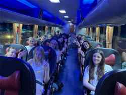 Group tour on coach on Thai Adventure trip