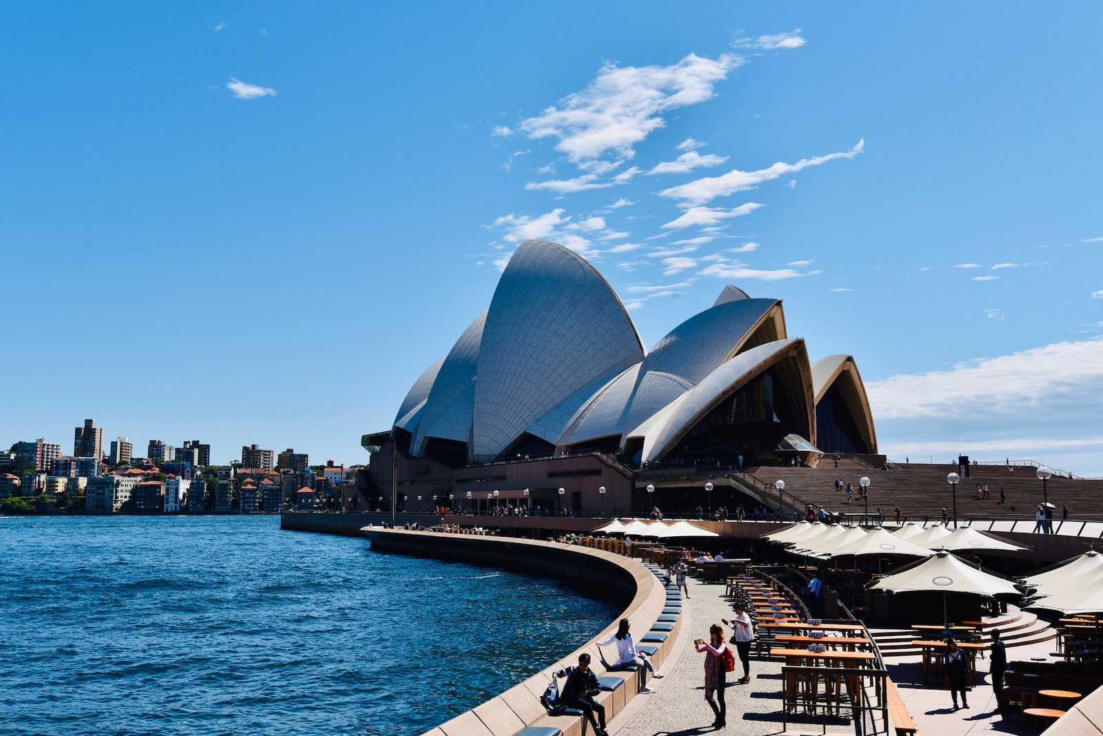 Sydney Opera House and the surrounding Sydney Harbour