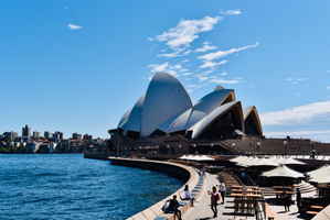 Sydney Opera House and the surrounding Sydney Harbour