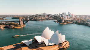 Sydney Opera House and Sydney Harbour Bridge, Australia