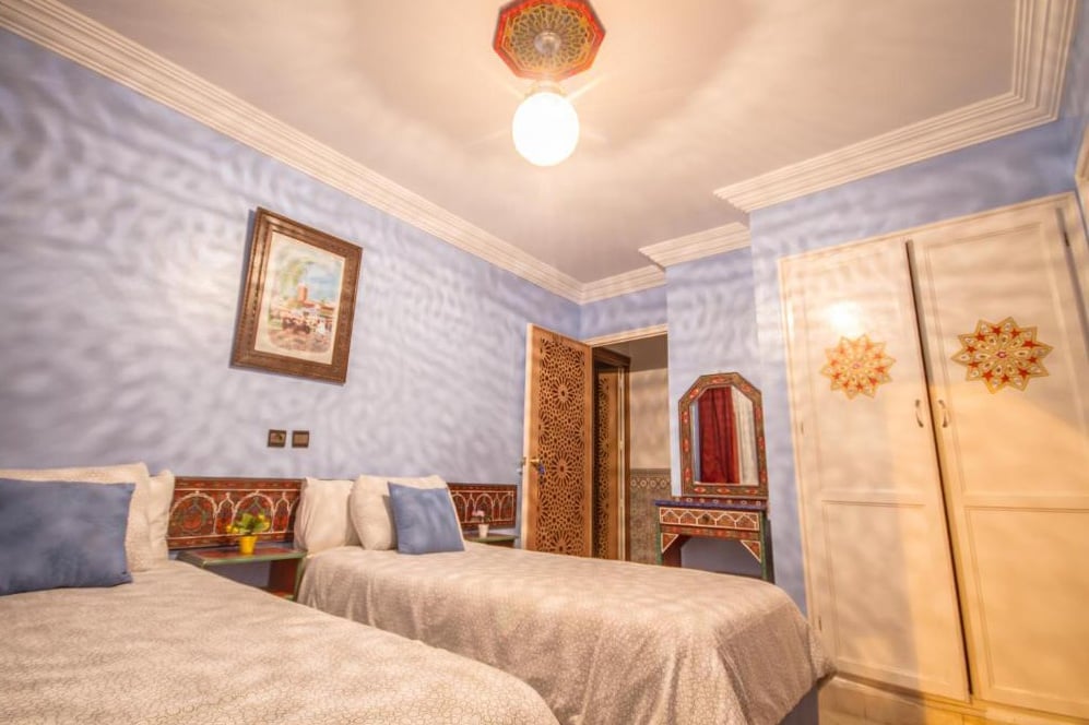 Chefchaouen Accommodation in Morocco Twin Room