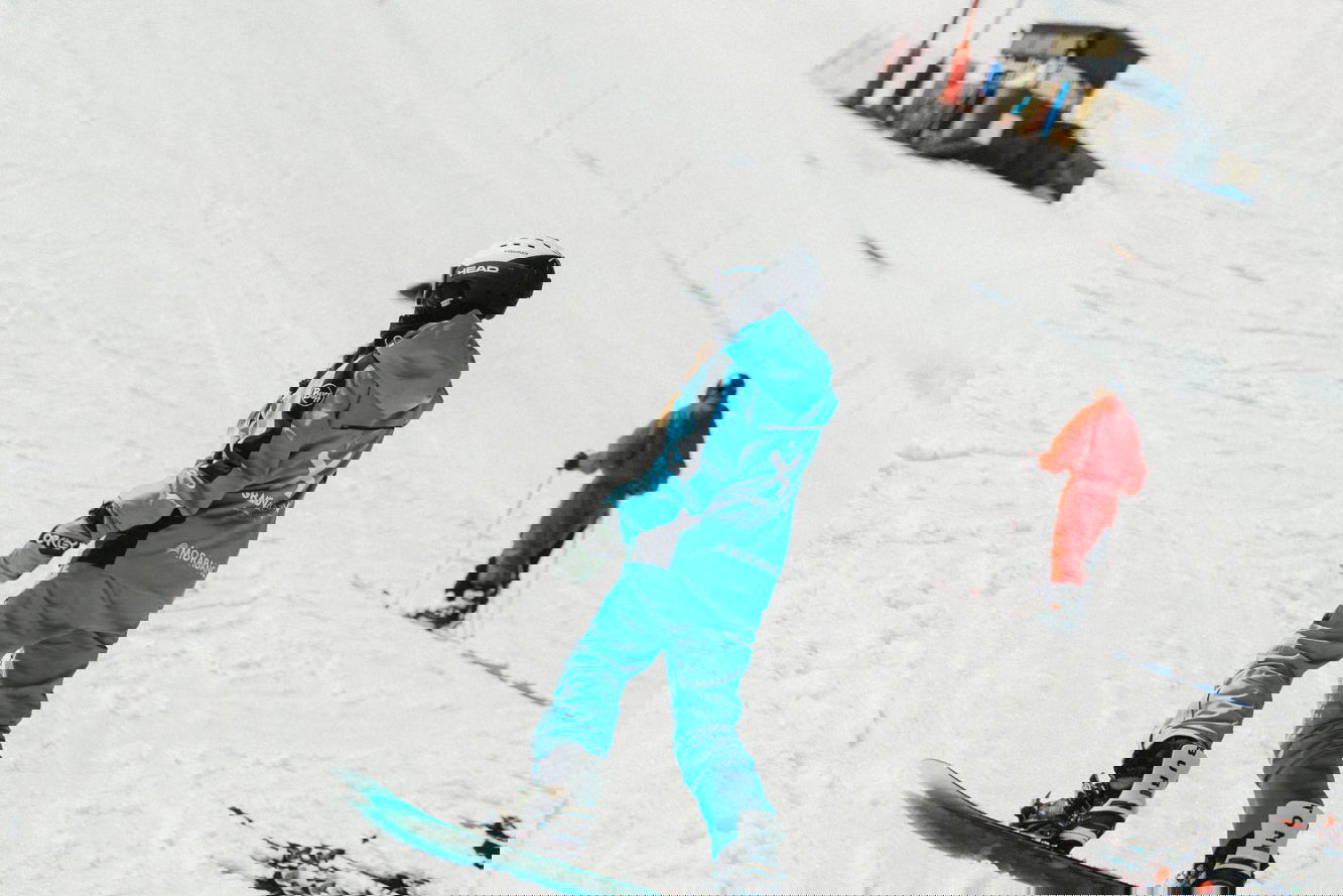 People skiing in Andorra Europe