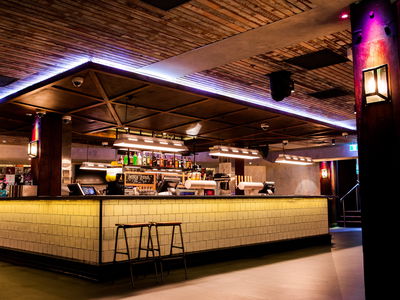 Bar at Sydney hostel