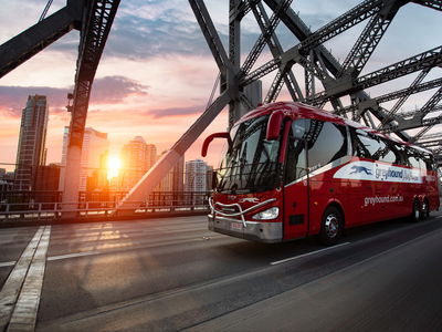 Transport bus on Australia Adventure