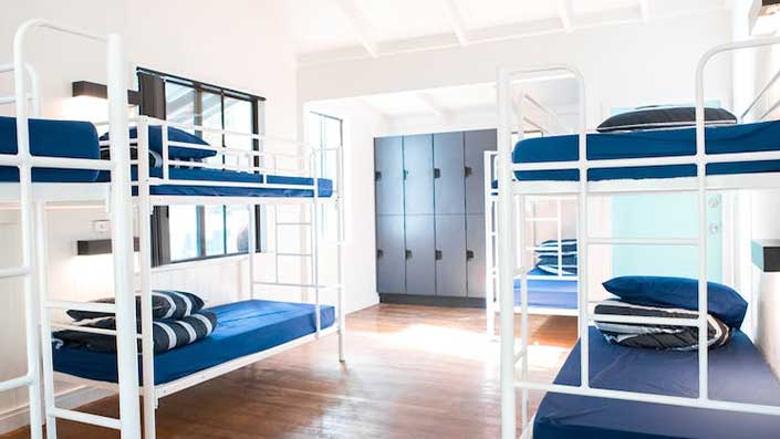 Wakeup hostel room in Bondi