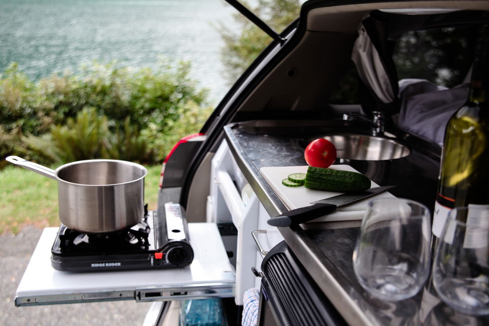 Campervan kitchen