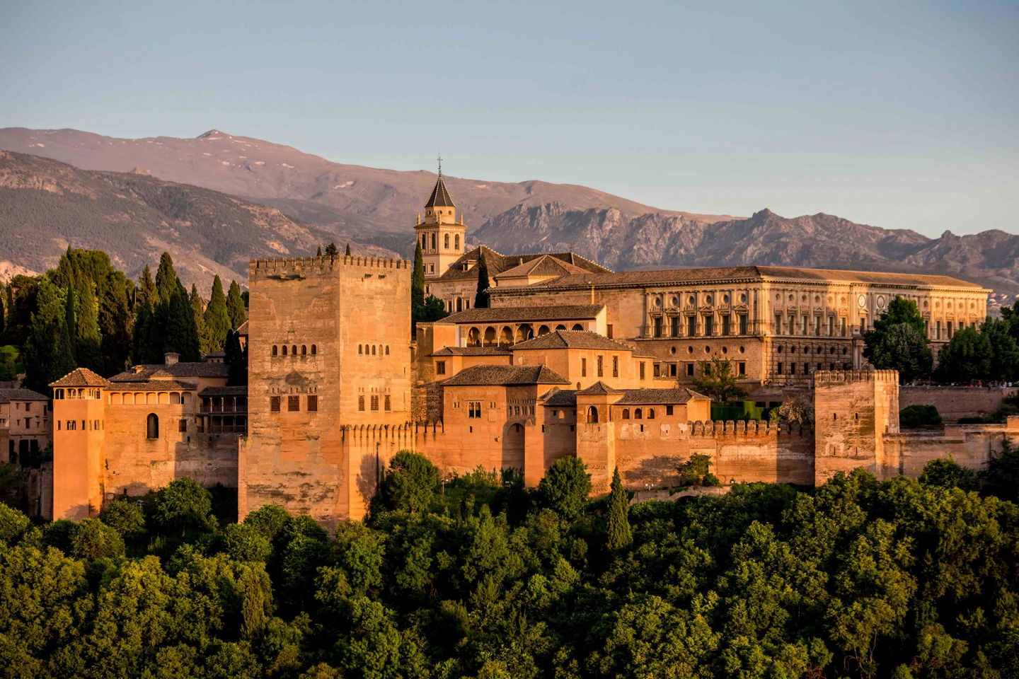 The Alhambra palace in Granada