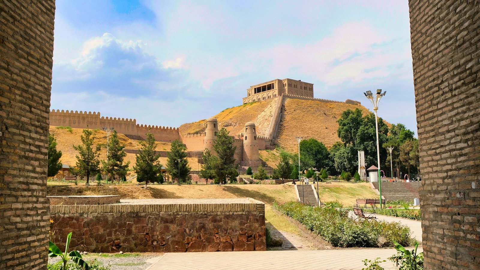 castle at gissar tajikistan