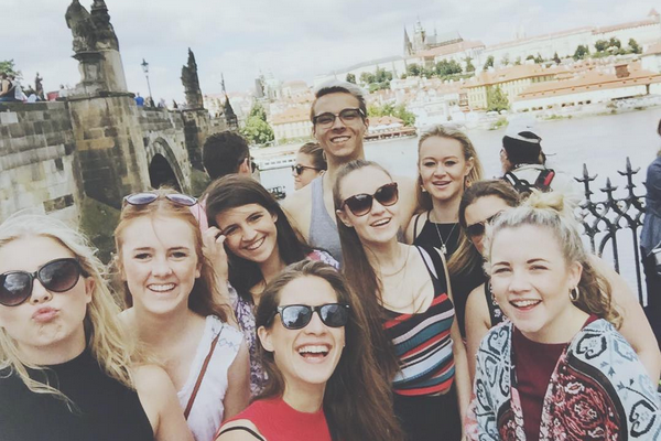 Group tour in Europe