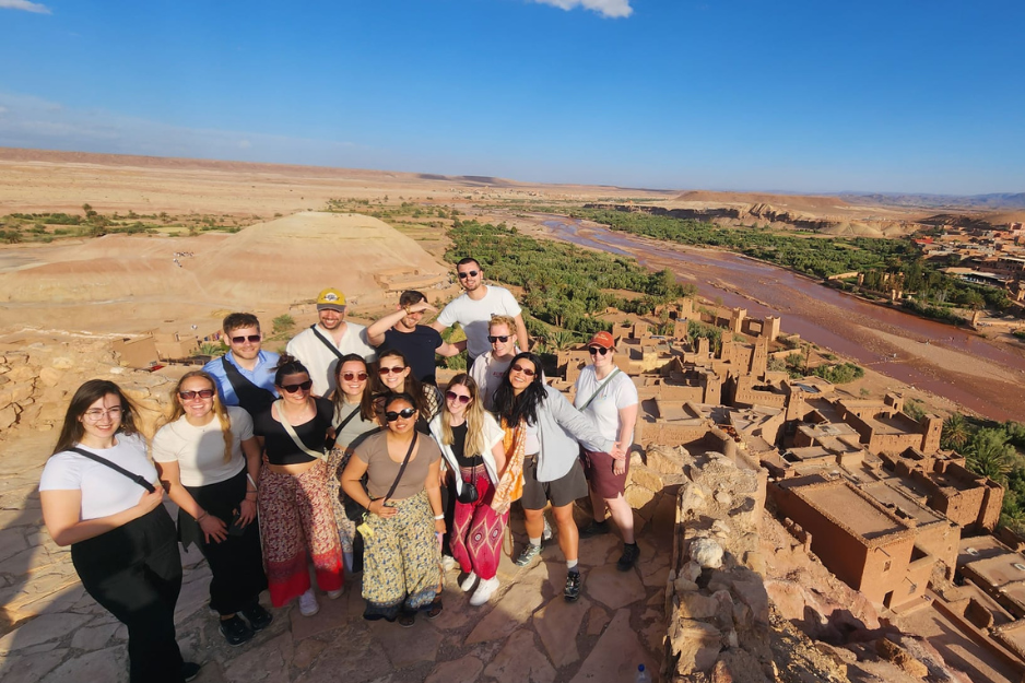 Group travellers at Ait Ben Haddou Morocco