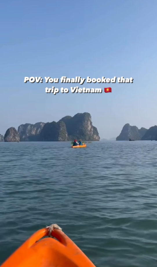 Pov: You finally booked that trip to Vietnam Instagram Reel