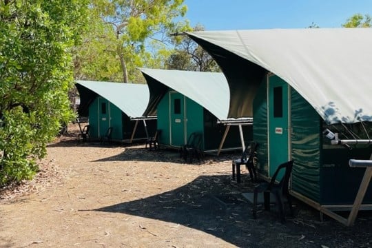 campground safari tents in australia