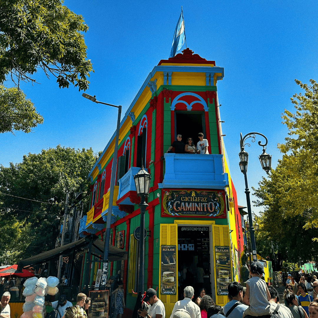 La Boca Buenos Aires Argentina Colourful street