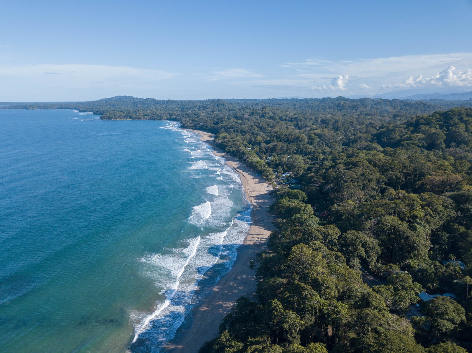 Landscape of Puerto Viejo in Costa Rica