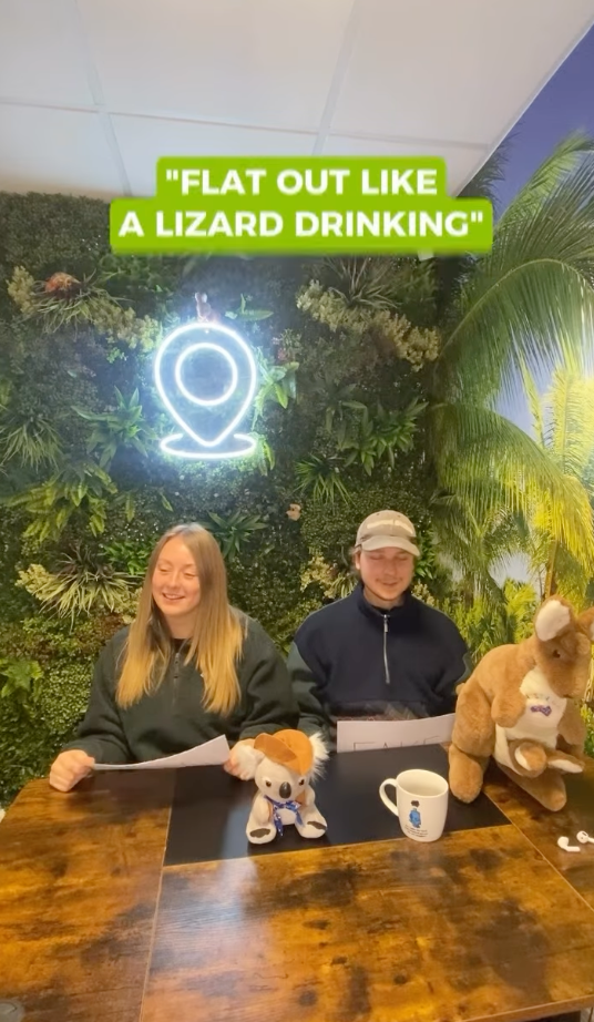 Luke Travel Advisor Aussir Slang Instagram Reel