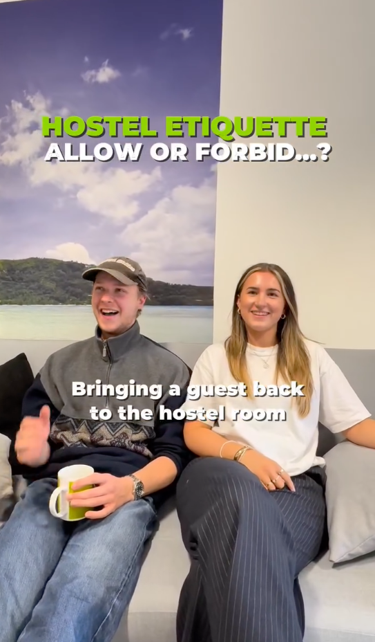 Luke Travel Advisor Hostel Etiquette Instagram Reel