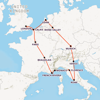 European Wonder Map