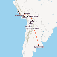 Highlights of South America Map
