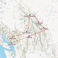 Best of Western Canada Map