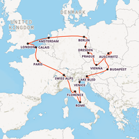 European Getaway Map