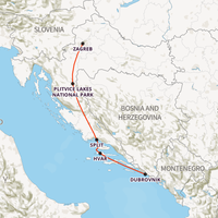 Croatia Adventure Map