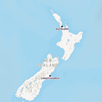 Campervan Hire New Zealand Map