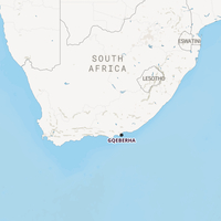 Coach Football in South Africa Map