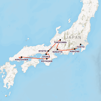 Journey Through Japan Map