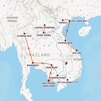 Southeast Asia Loop Map