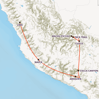 Peru Adventure Map