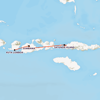 Komodo Island Hopper Map